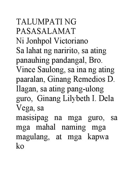 Pasasalamat Meaning .